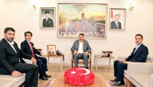 HÜDA PAR'dan Vali Ayhan'a ziyaret